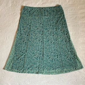 Mesh midi skirt